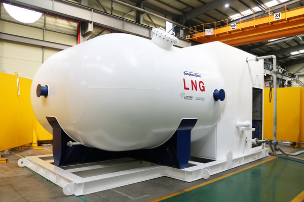 동화엔텍이 개발한 소형 선박용 LNG 연료공급시스템