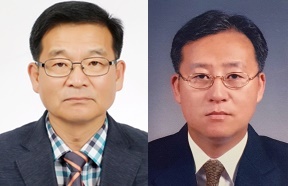 (좌측부터) 한국항만연수원 인천연수원 남영우 원장, 사석래 신임 본부장