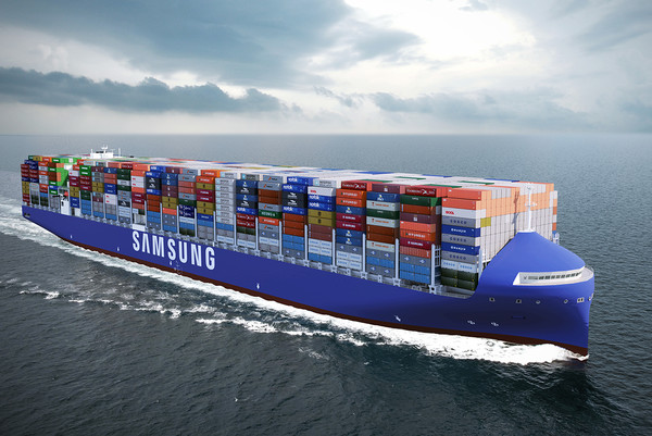 삼성중공업이 개발한 Eco Container Ship
