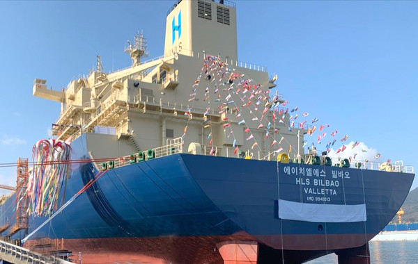KR 단일선급으로 신조된 현대엘엔지해운의 17만 4천cbm급 LNG선 HLS Bilbao호.