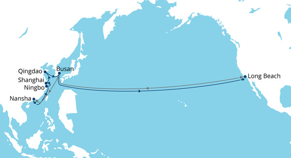Awc Route Map TS라인, 북미항로 다시 진출